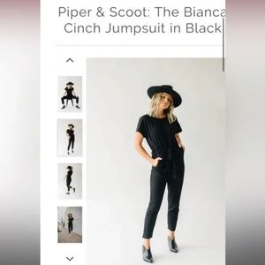 Bianca cinch waist jumpsuit